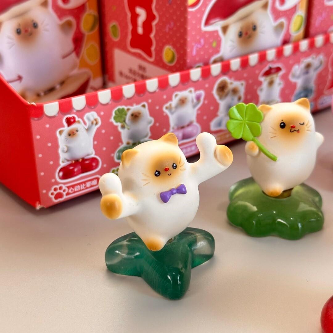 Meow Power Meow Energy Spin Cat Resin Blind Box    hs0152