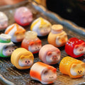 Cute Hot Pot Cat Grain Decorative Figurine hs0140
