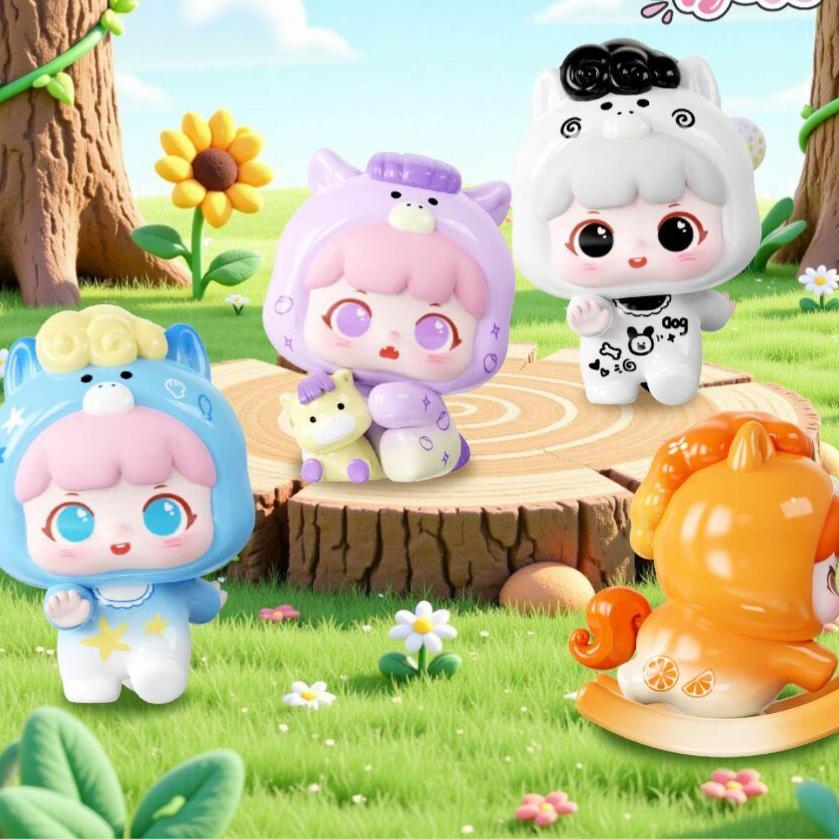 Naughty Kid - Little Pony's Carefree Paradise Blind Box Figures Cute Gift and Present ml1276