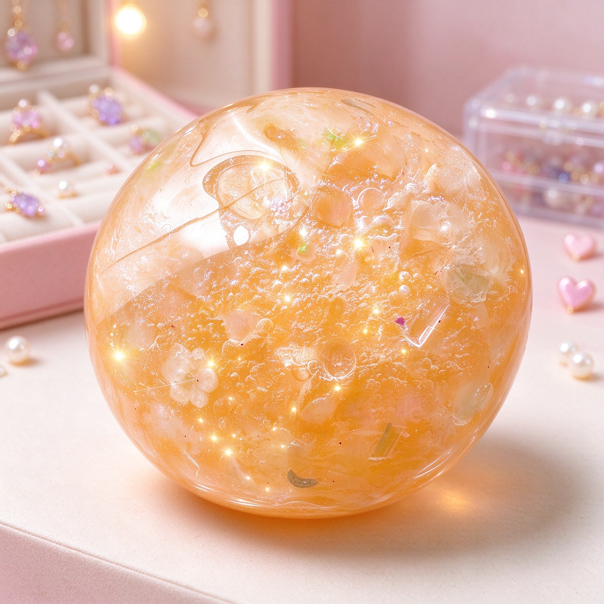 Honey Amber Fidget Sphere SZQ-008