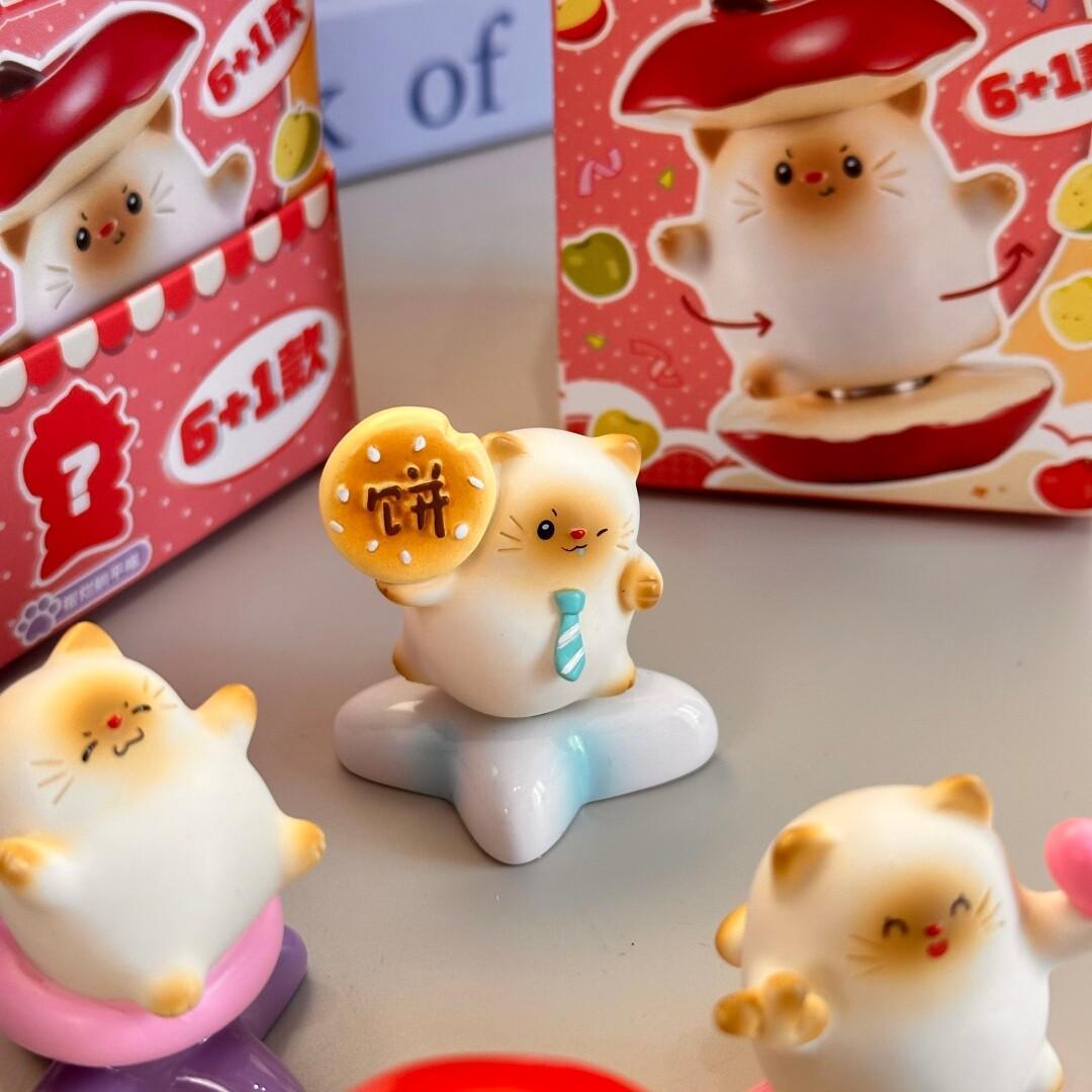 Meow Power Meow Energy Spin Cat Resin Blind Box    hs0152