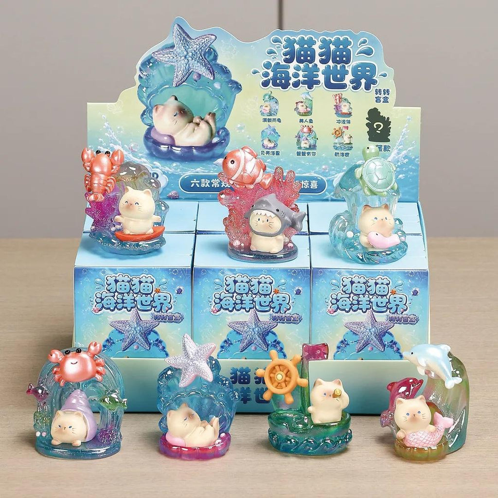 Cat Ocean World Blind Box Cute hs0242