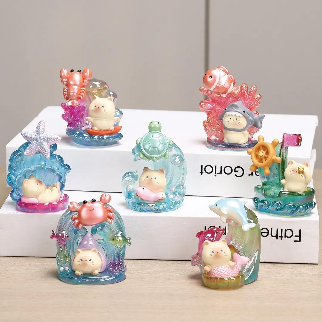 Cat Ocean World Blind Box Cute hs0242