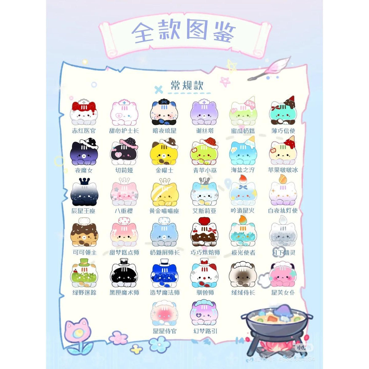 Octopus Meow Meow's Wonderful Adventure Series Cute Granules hs0243